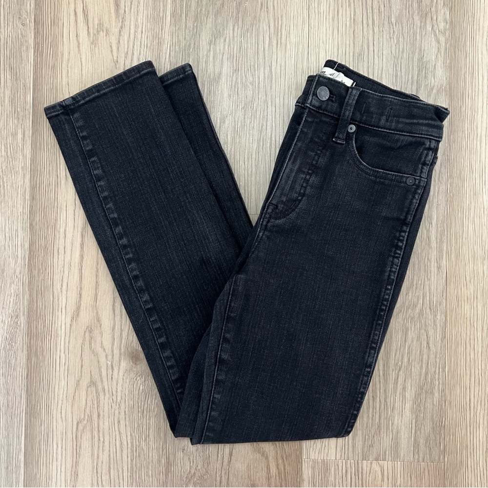 Madewell Stovepipe Black Jeans Size 24